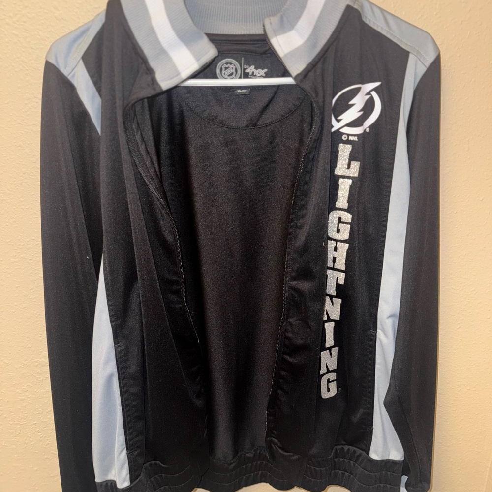 Tampa Bay Lightning Black and Gray Jacket